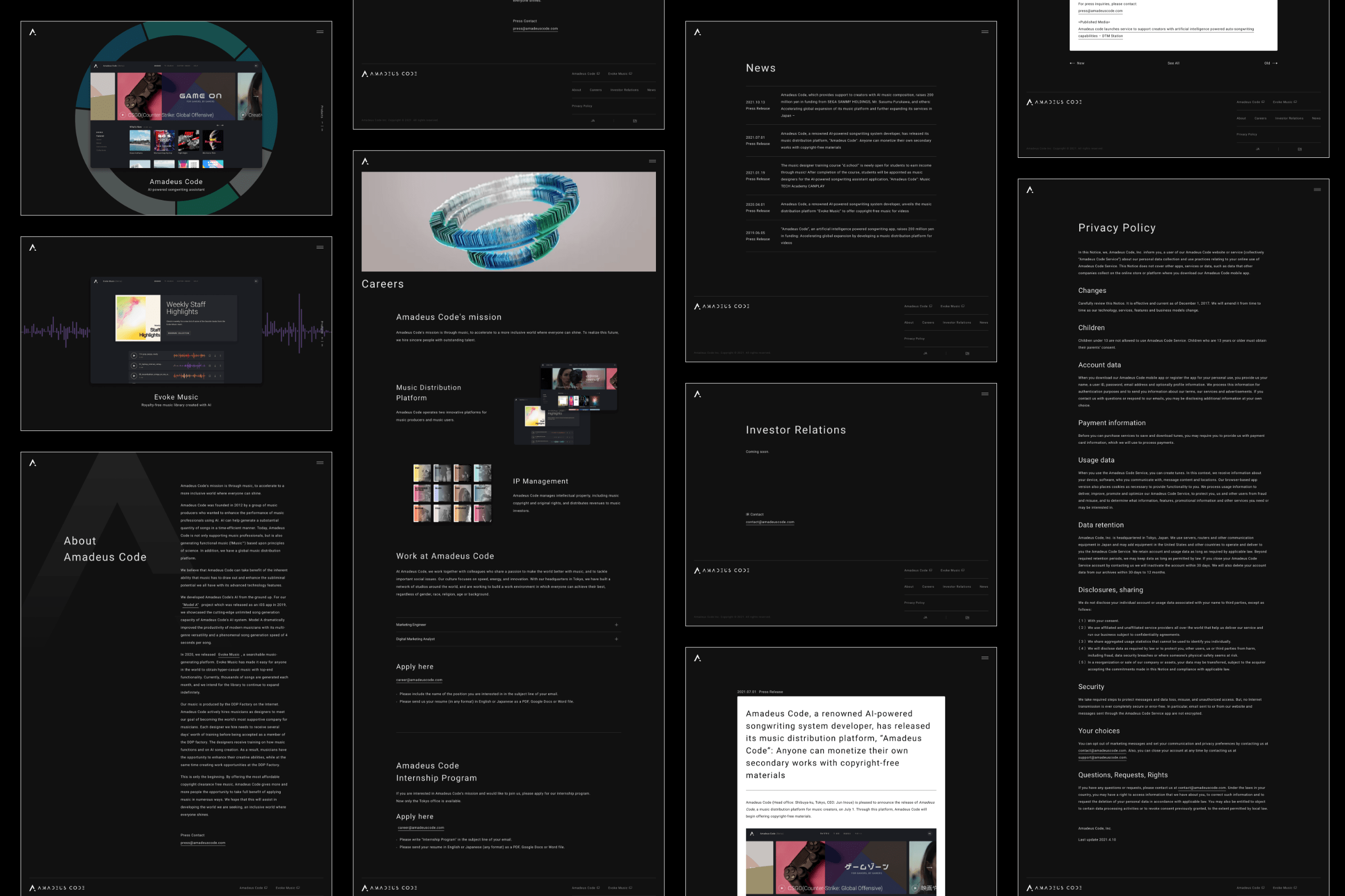 Amadeus Code Website Image